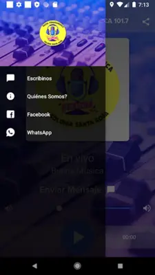 Radio fm transamérica 101.7 android App screenshot 1