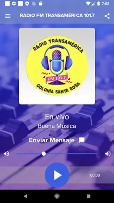 Radio fm transamérica 101.7 android App screenshot 2